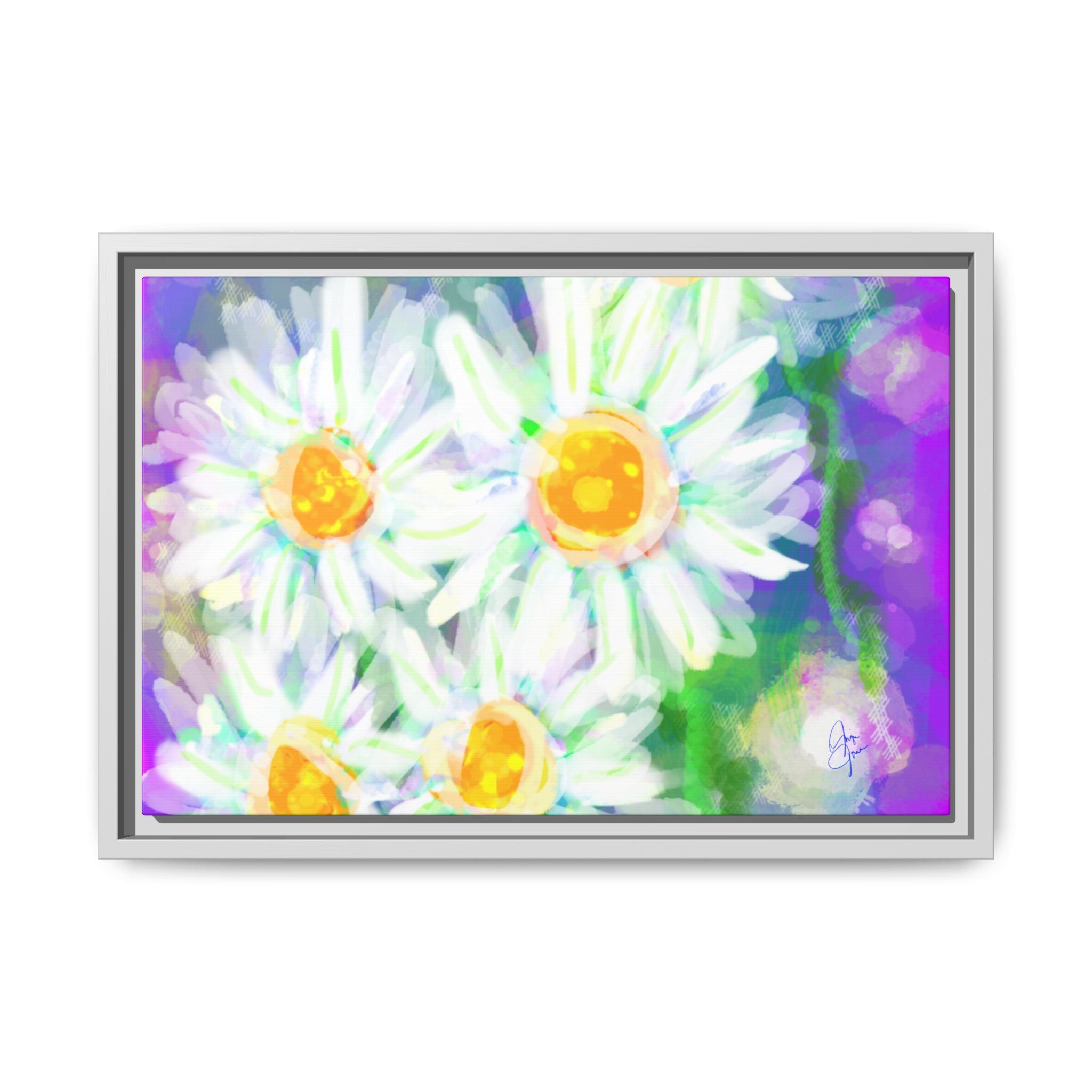Matte Canvas, Framed (Multi-color)