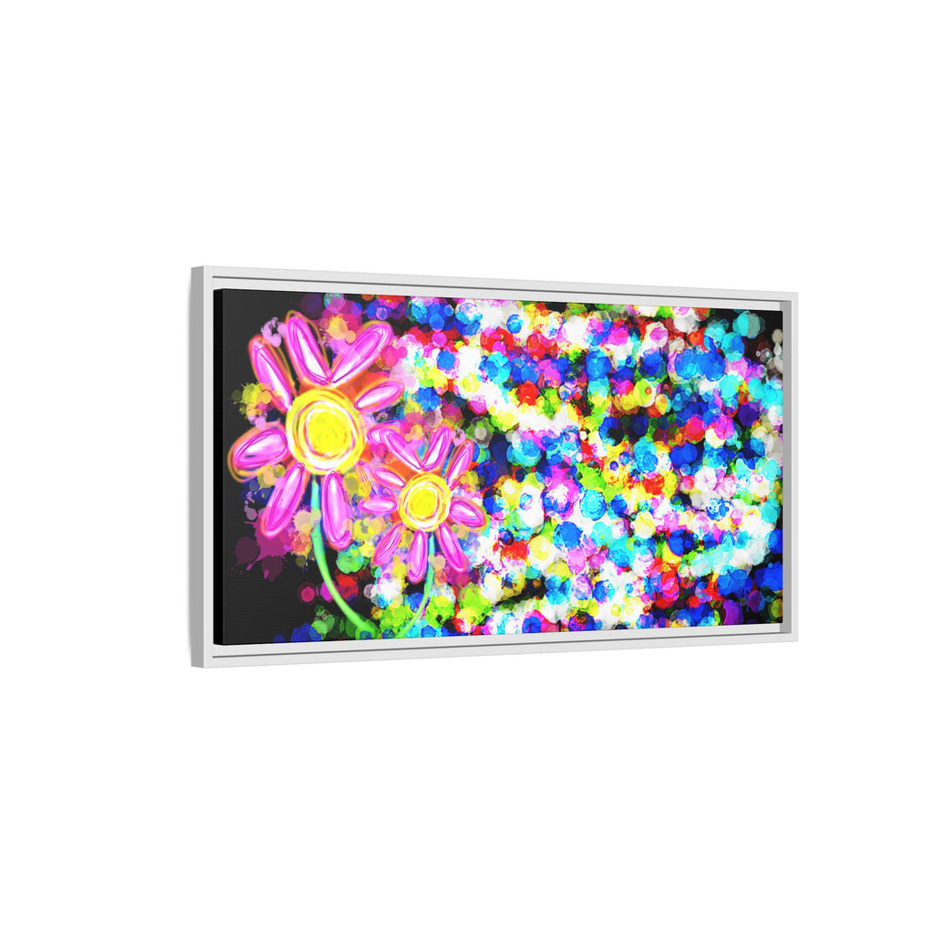 Playful Color Matte Canvas Framed Wall Art