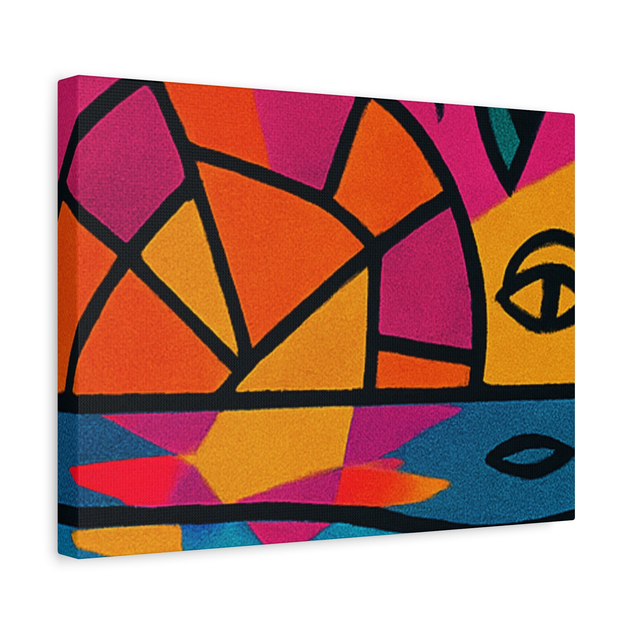Canvas Print - Picasso Inspired Beach Scene