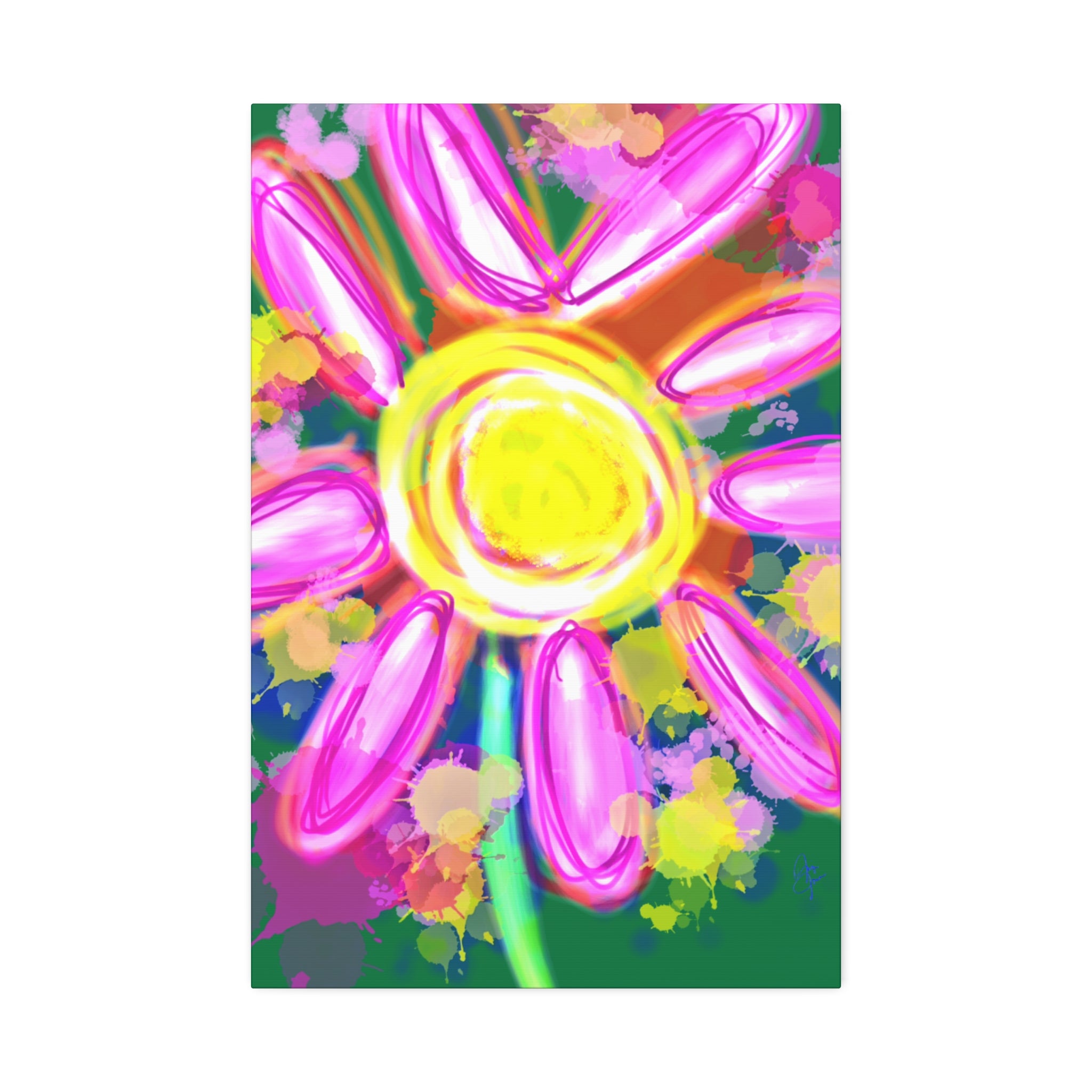 Bright Sunshine Daisy Canvas