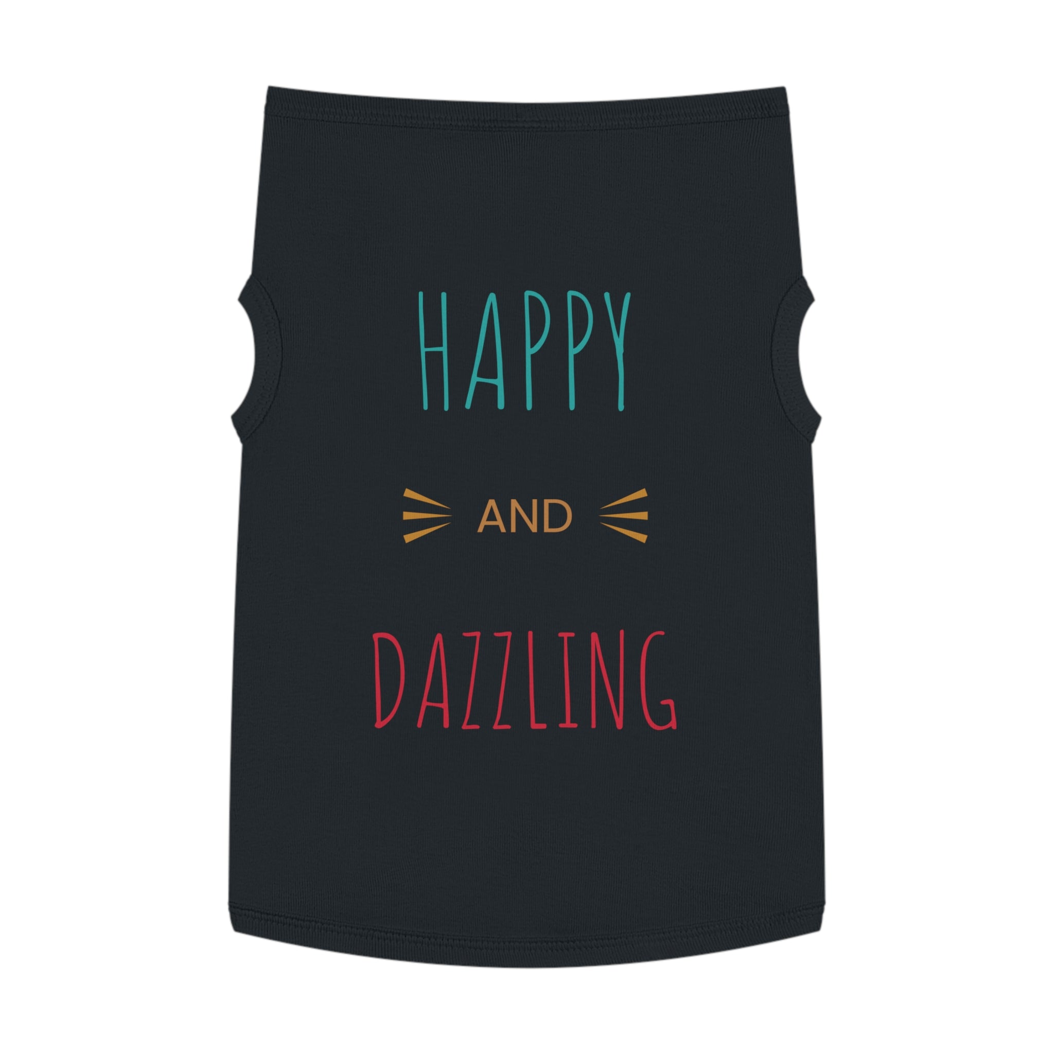 Happy & Dazzling Pet Tank Top for Fun-Loving Pets I