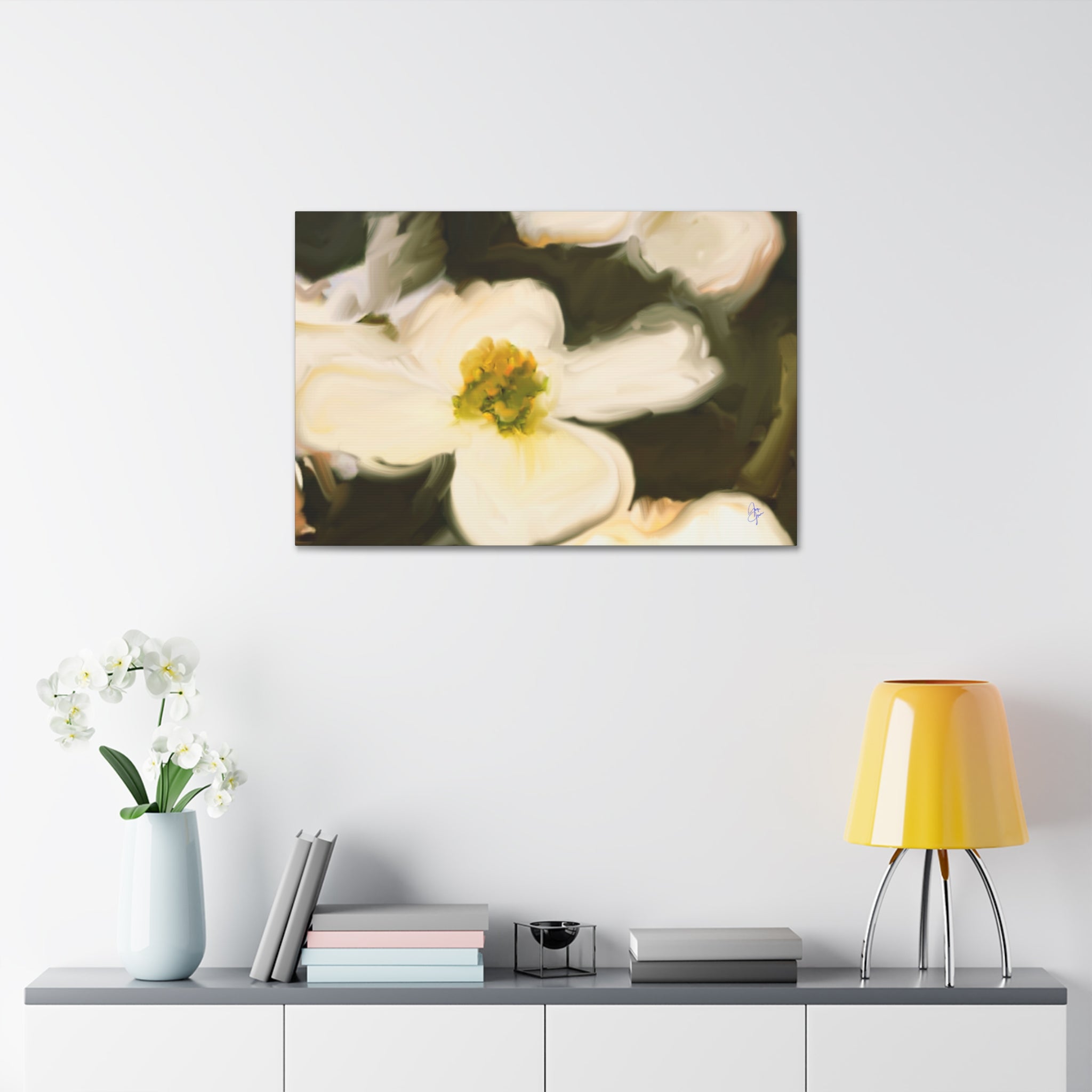 Davey Dogwood Park Palestine TX Canvas Wall Art