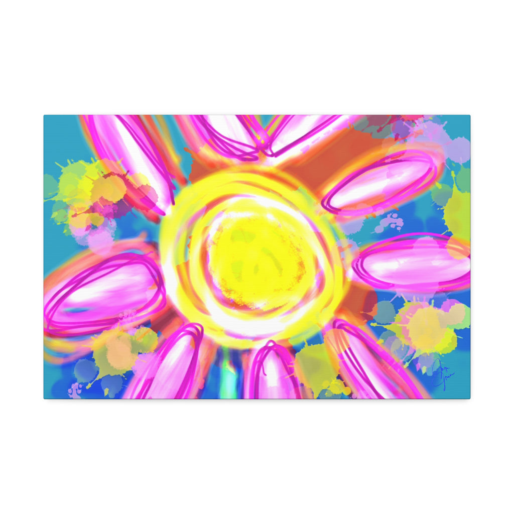 Bright Sunshine Daisy Canvas