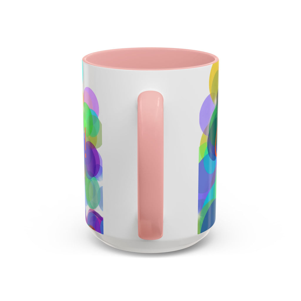 Colorful Bokeh "Choose Joy!" Accent Coffee Mug (11/15oz)