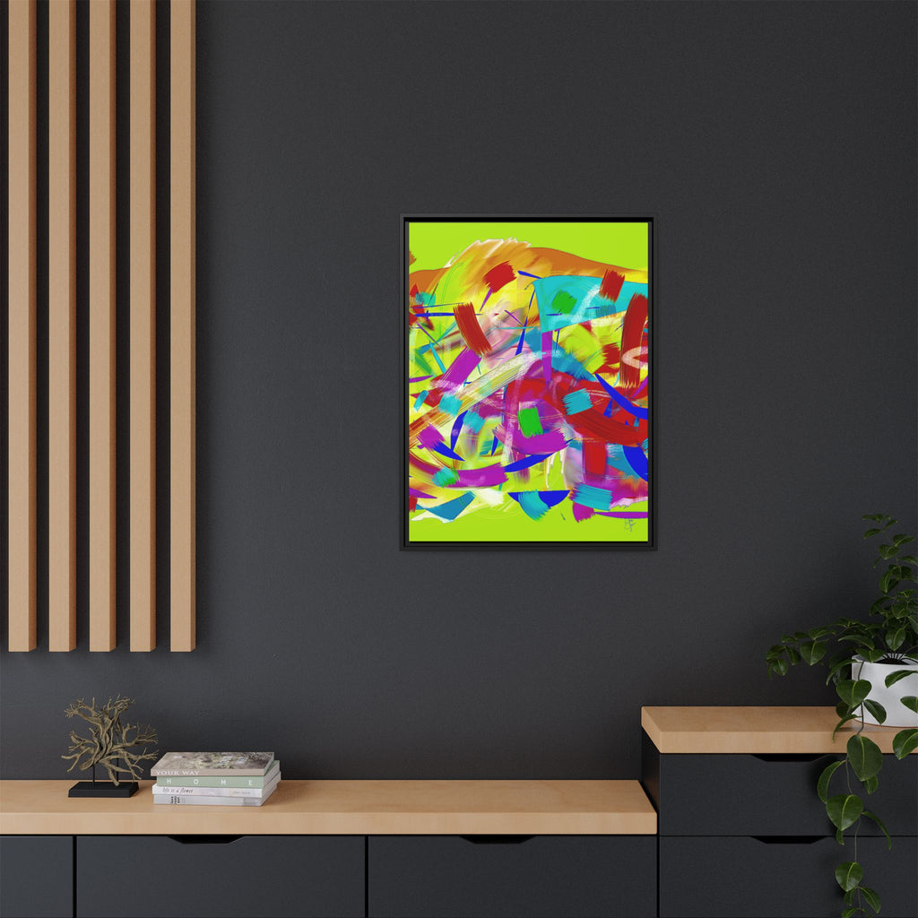 Matte Canvas, Framed (Multi-color)