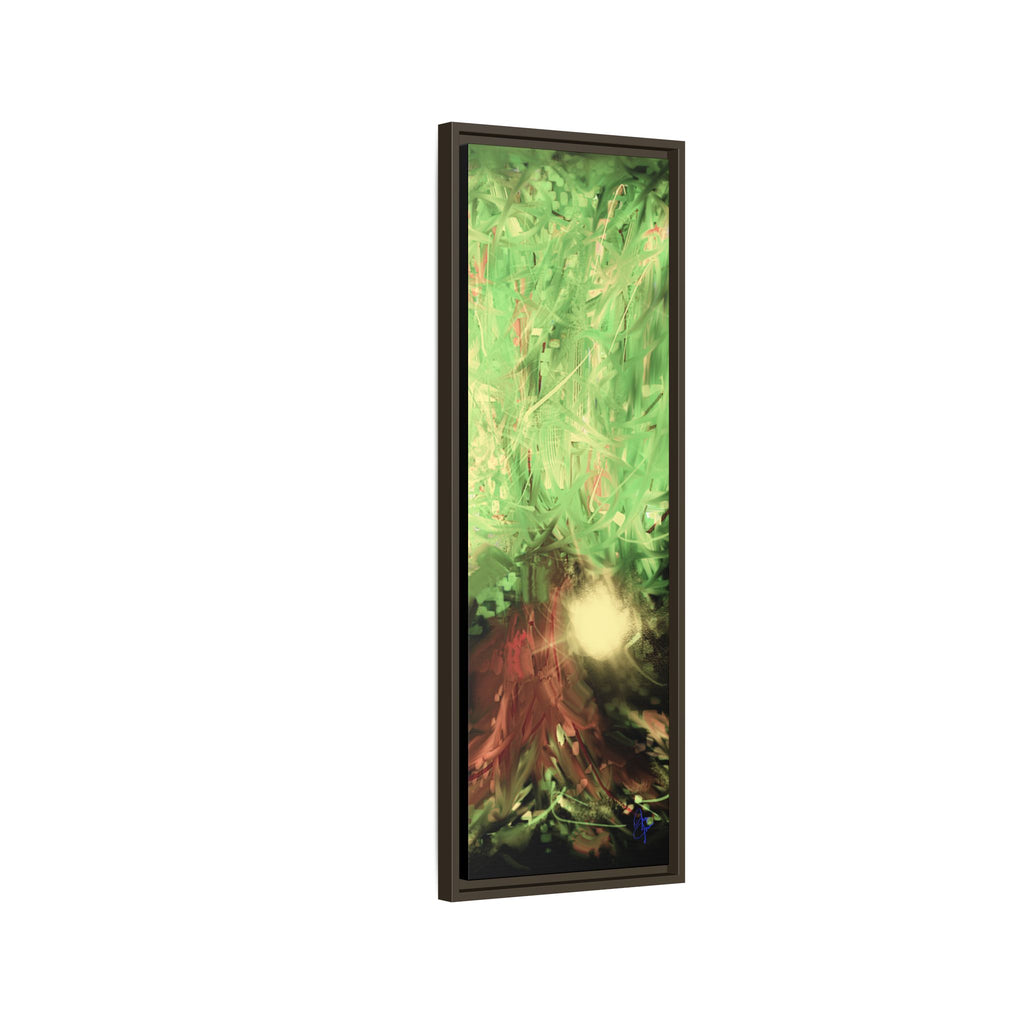 Sunset Tree Matte Canvas Framed Wall Art