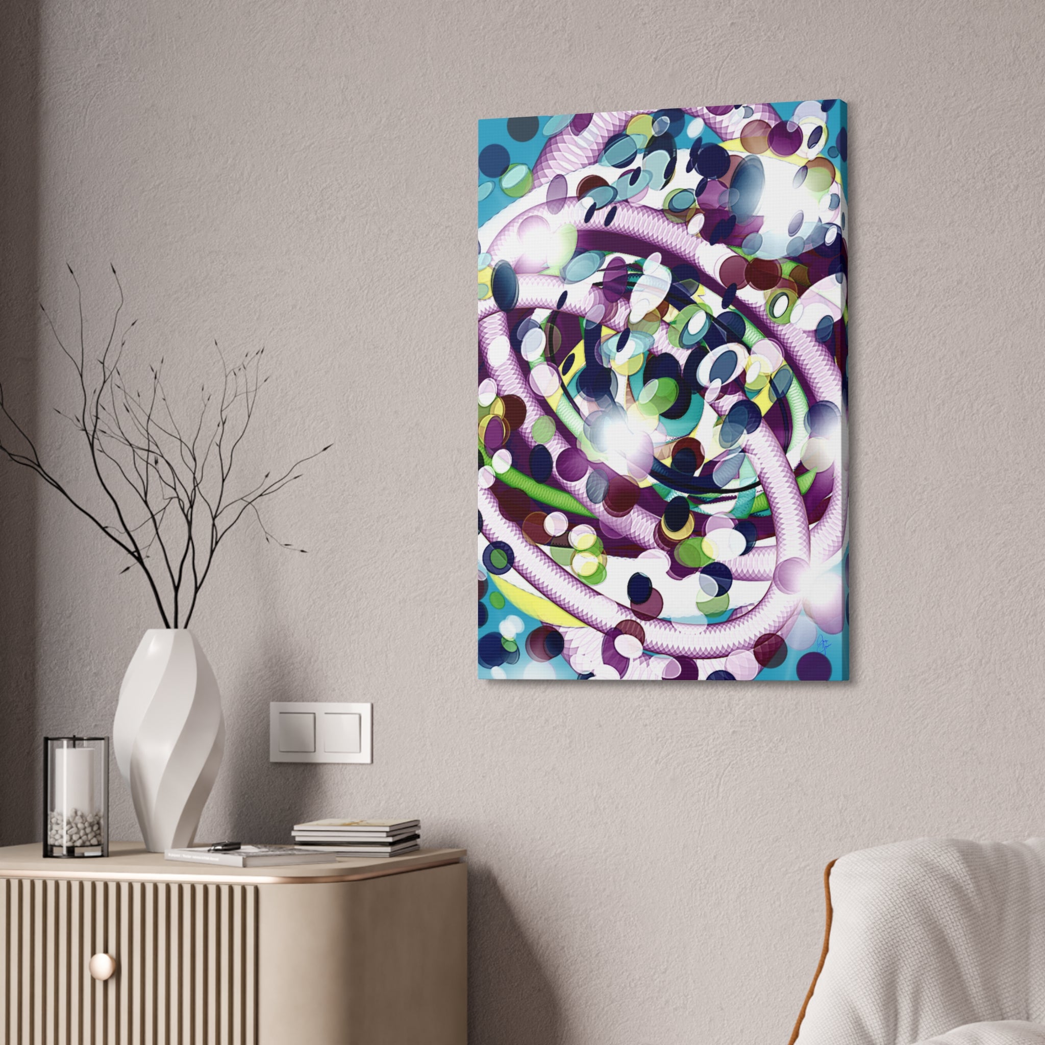 Colorful Wall Canvas Print — Add Color to Your Room