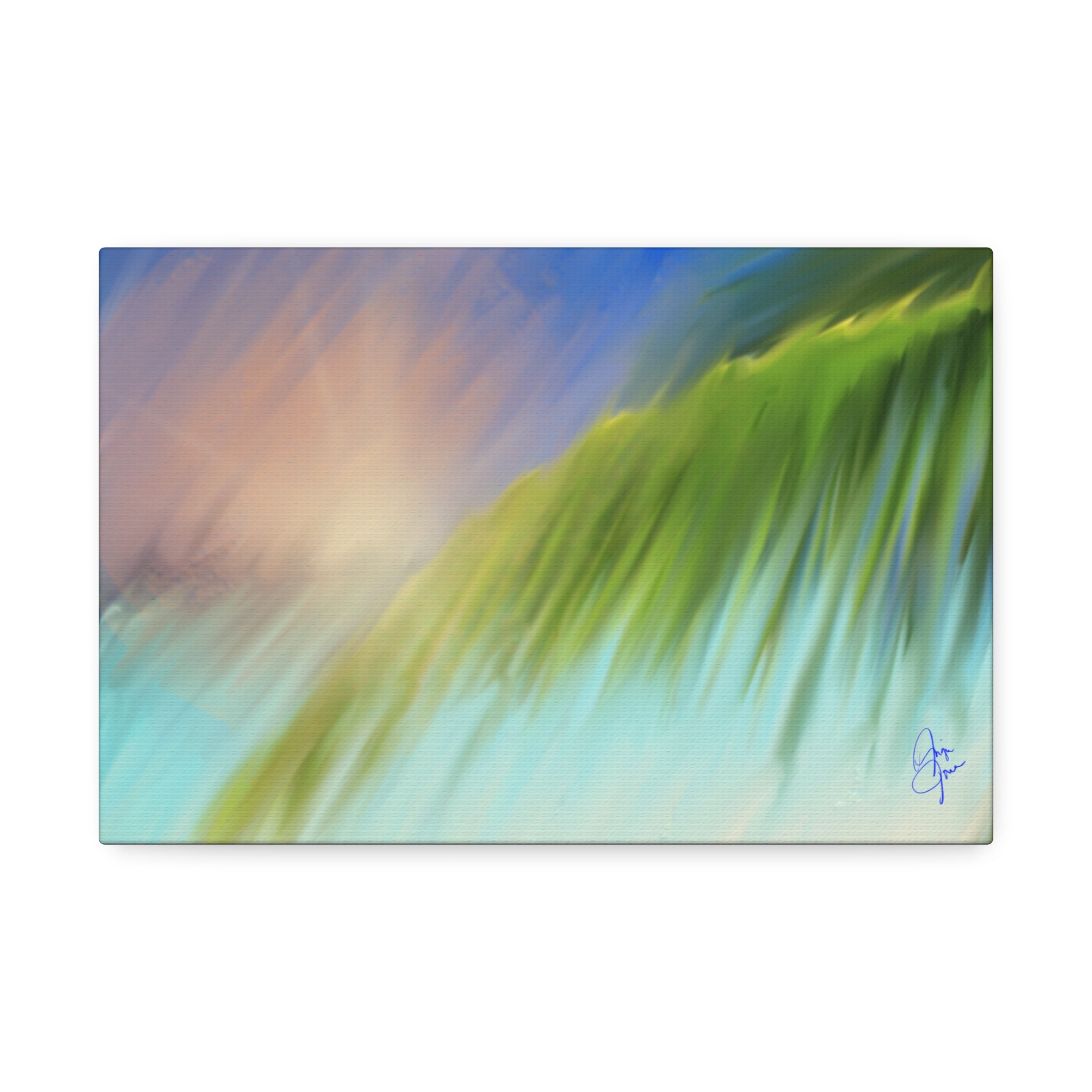 Abstract Seascape Canvas