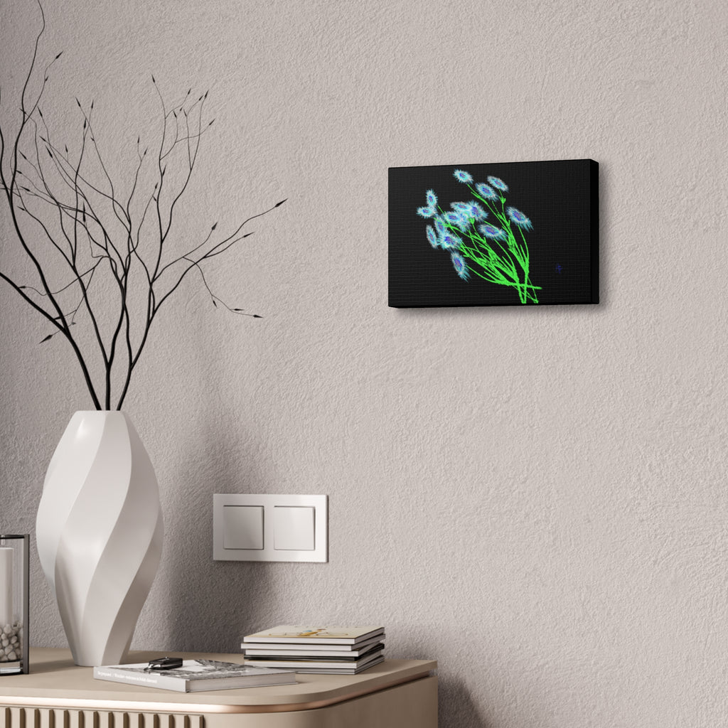 Neon Wildflower Canvas Print