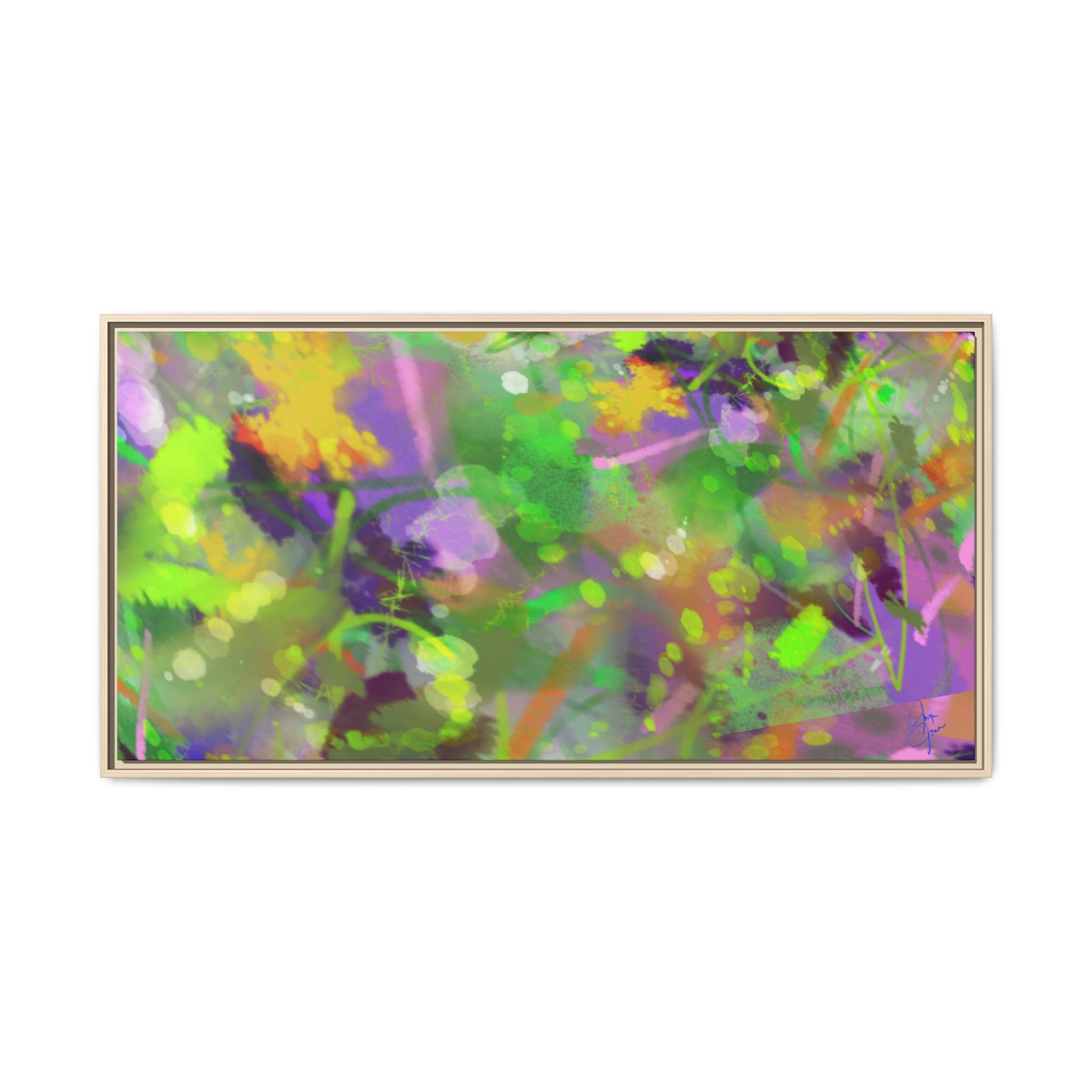 Matte Canvas, Framed (Multi-color)