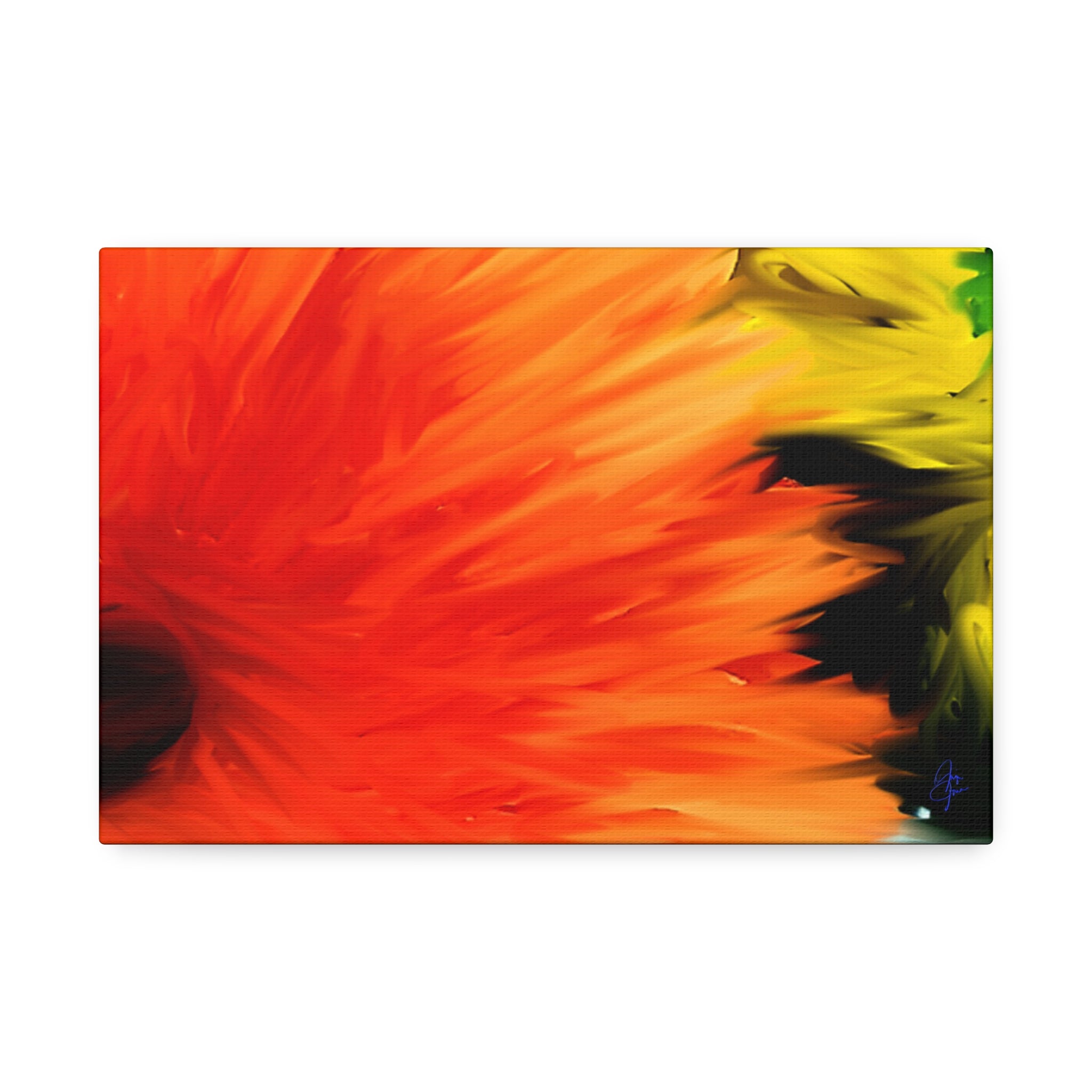 Sunflower Burst Canvas Wall Art - Stretched 1.5"