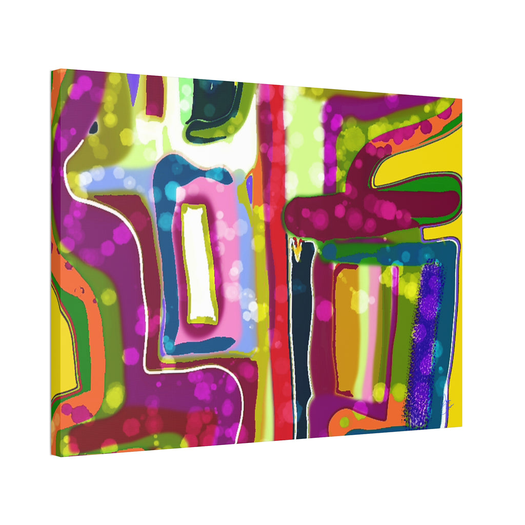 Abstract Colorburst Canvas – Vibrant Pop Art Wall Decor