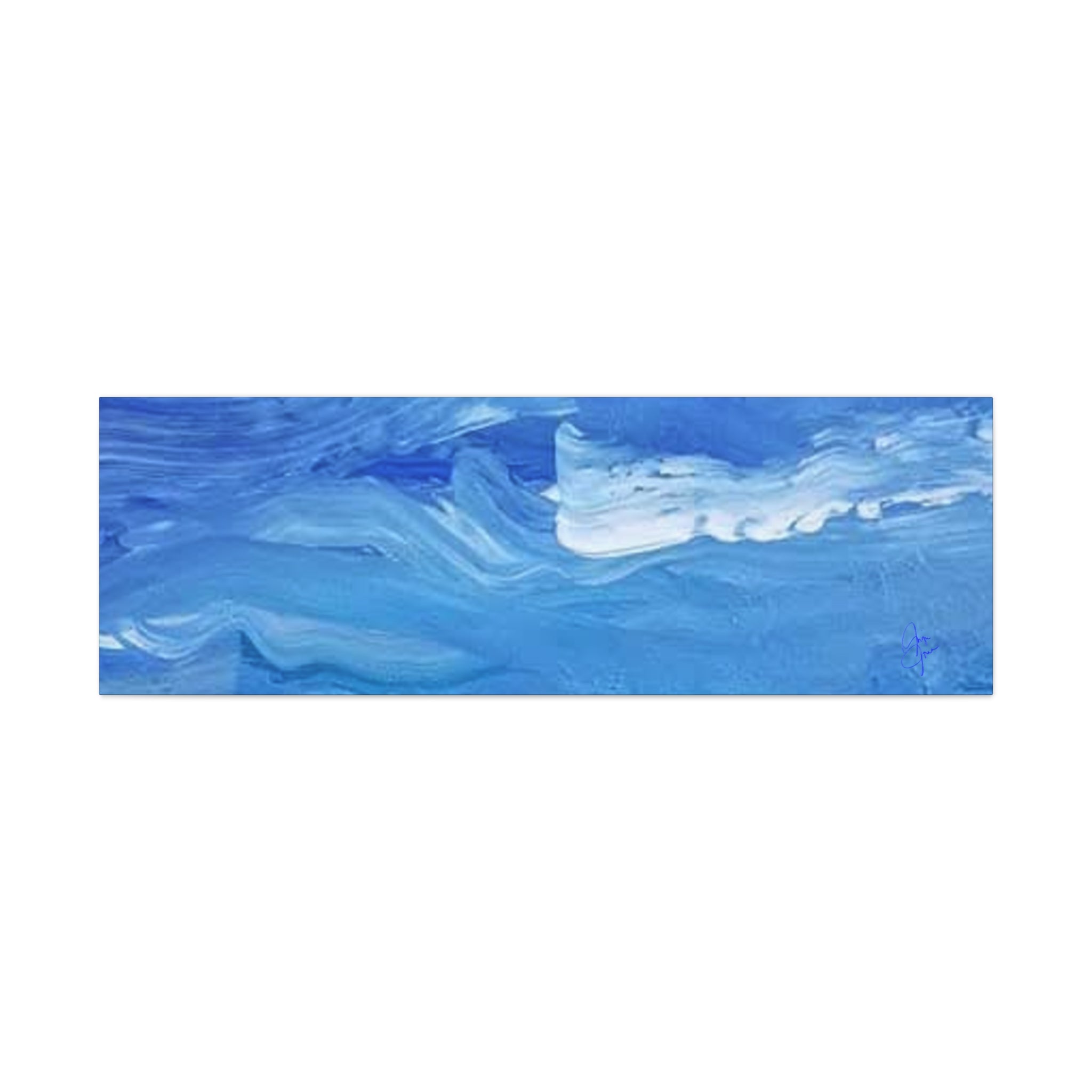 Canvas Wall Art - Blue Ocean Comfort