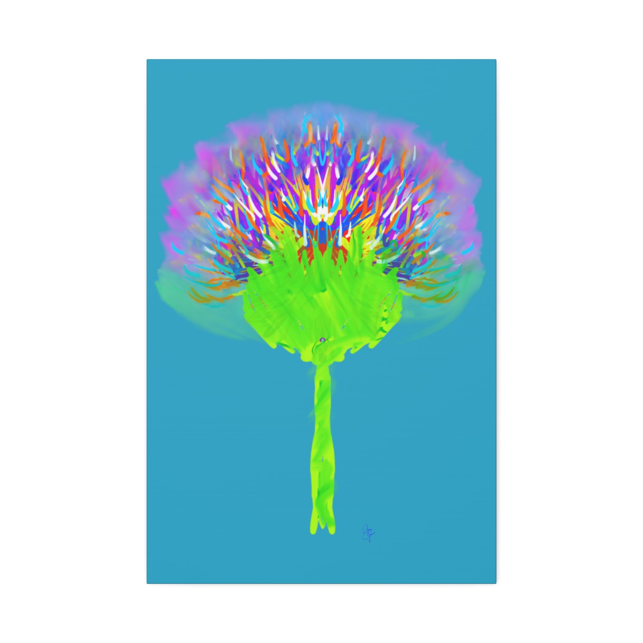 Vibrant Bloom Canvas