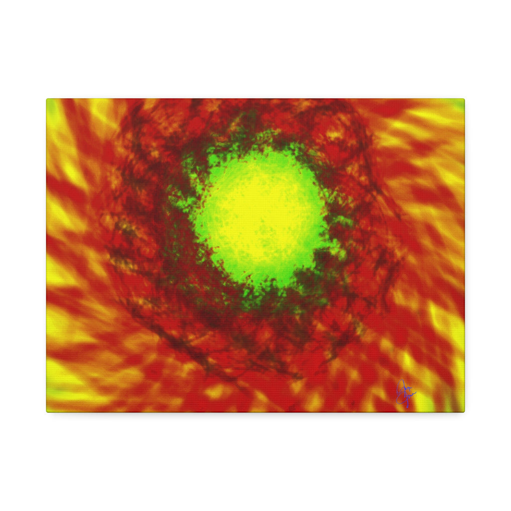 Glowing Blossom Canvas Stretched 1.5"