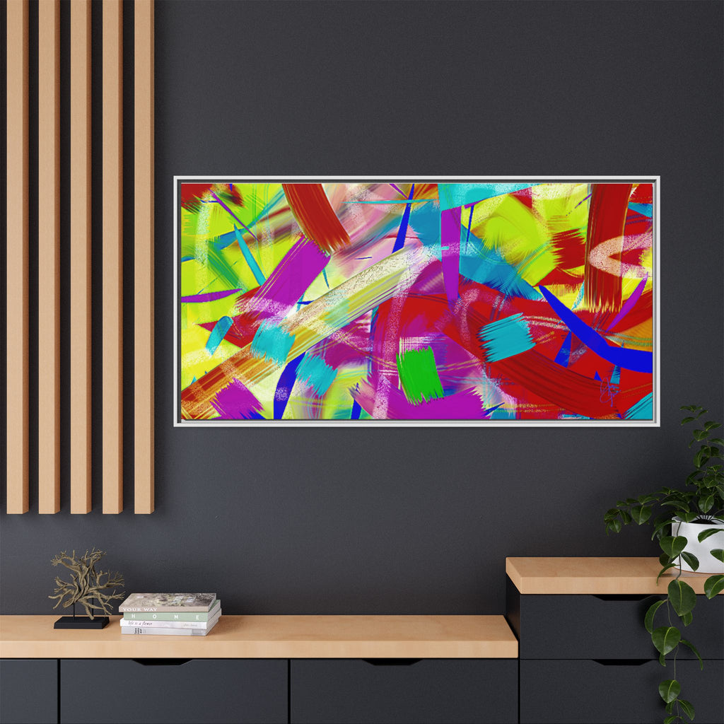 Matte Canvas, Framed (Multi-color)