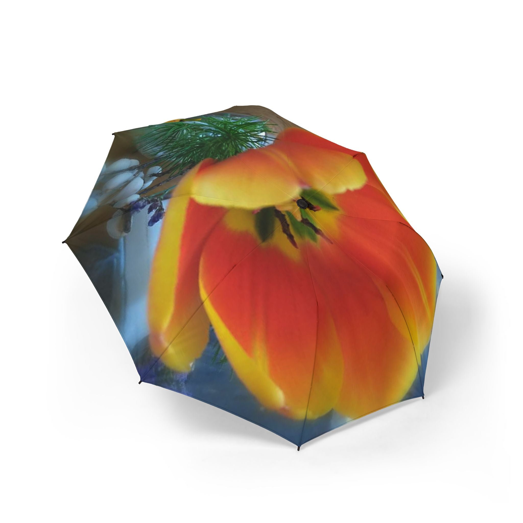 Vibrant Floral Umbrella