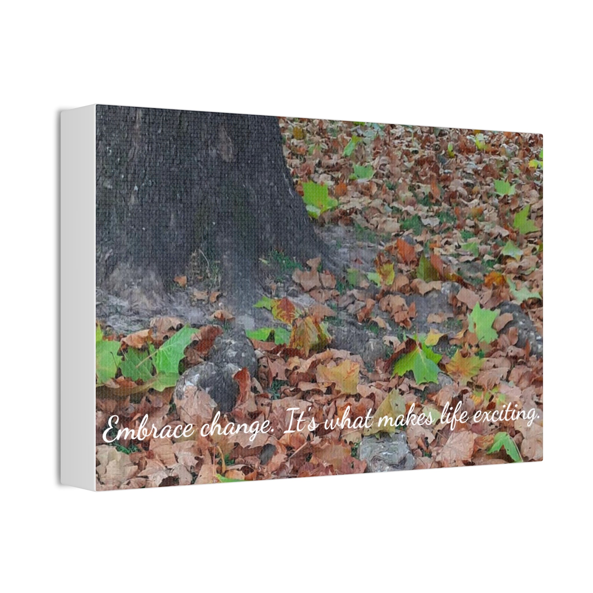 Autumn Leaves Canvas Print — Stretched 1.5" Fall Wall Art
