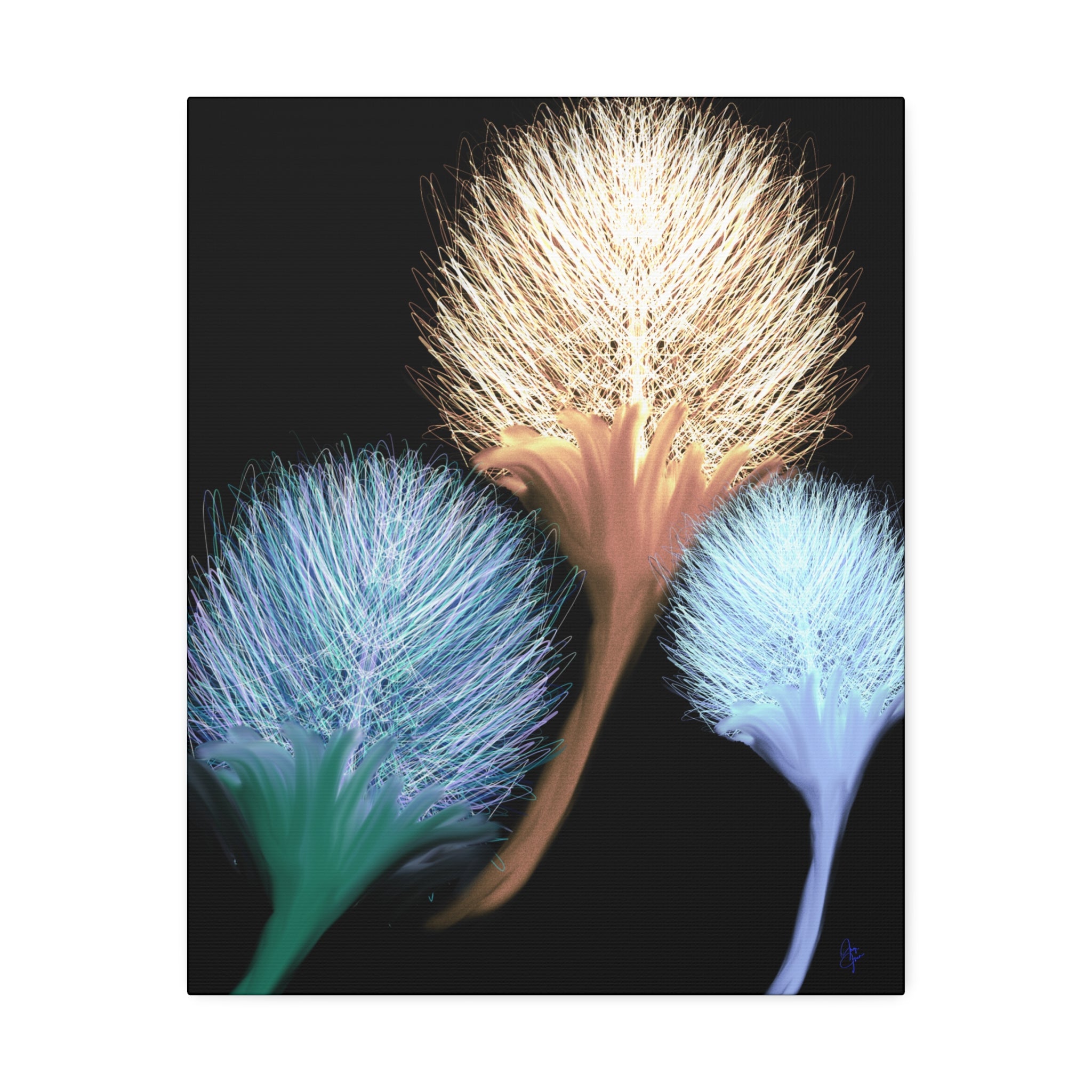 Floral Frond Canvas