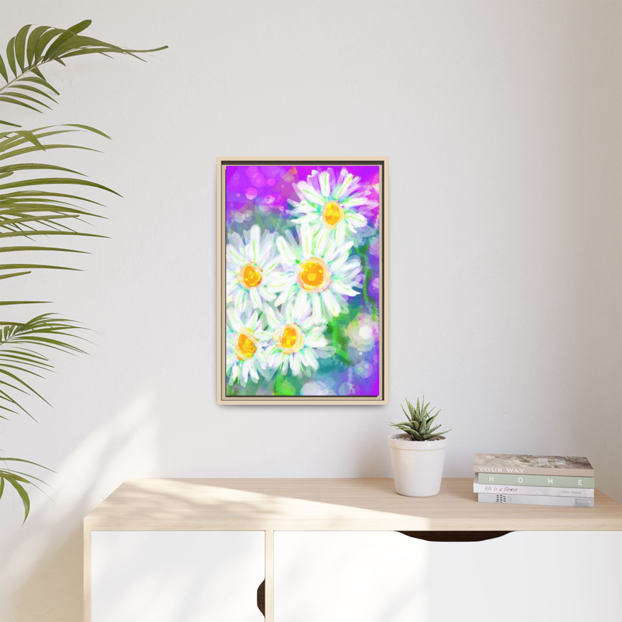 Matte Canvas, Framed (Multi-color)