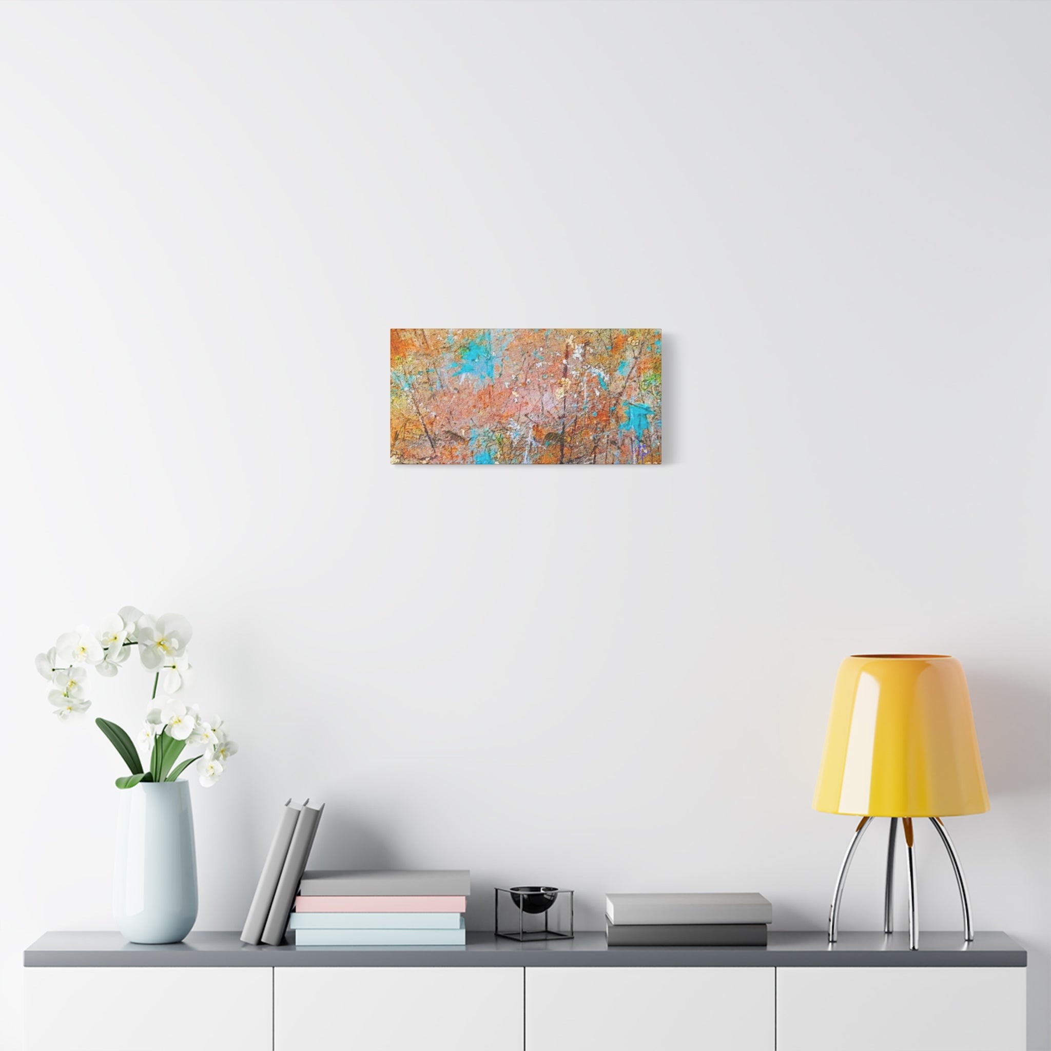 Matte Canvas Wall Art — 'Walk in the Woods' Abstract by Angie Jones (Stretched 1.25")