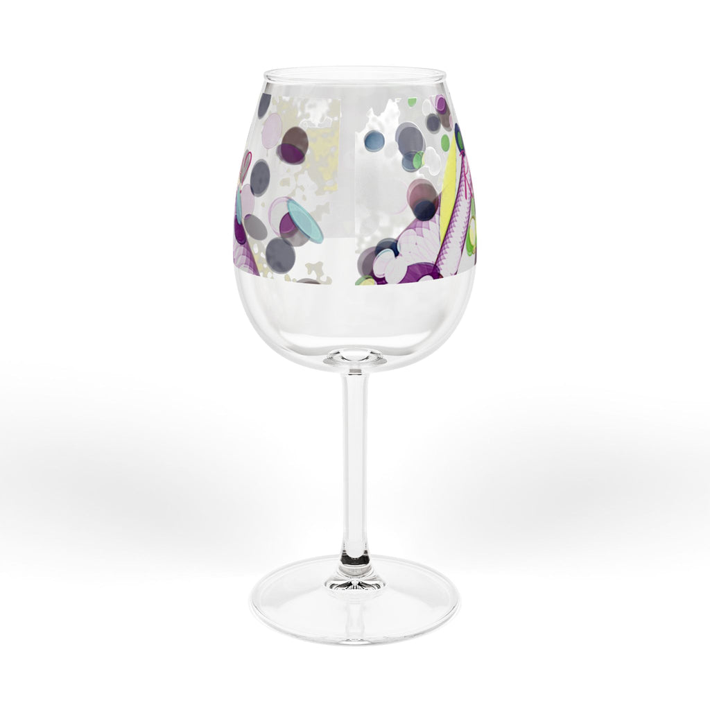 12oz Wine Glass — "Red or White Tonight?" Funny Drinking Glass