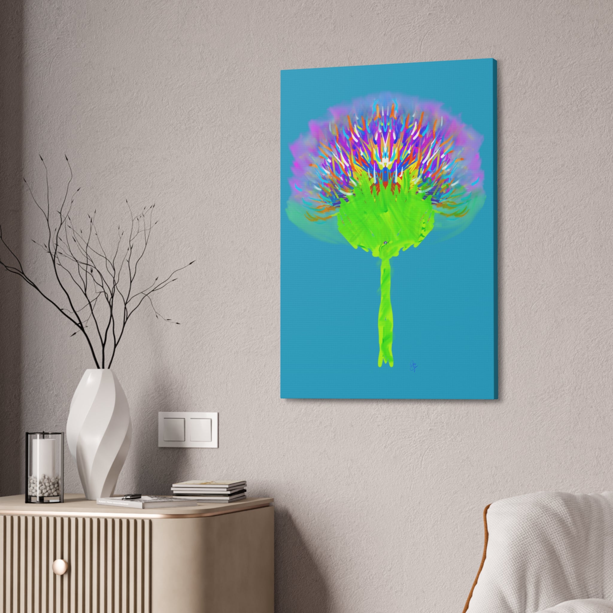 Vibrant Bloom Canvas