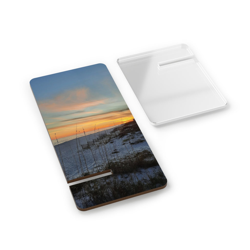Sunset Beach Phone Stand — Mobile Display Stand for Smartphones