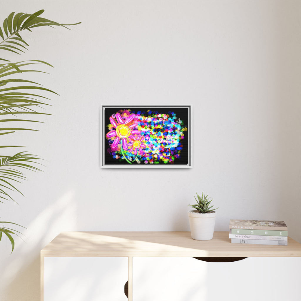 Playful Color Matte Canvas Framed Wall Art