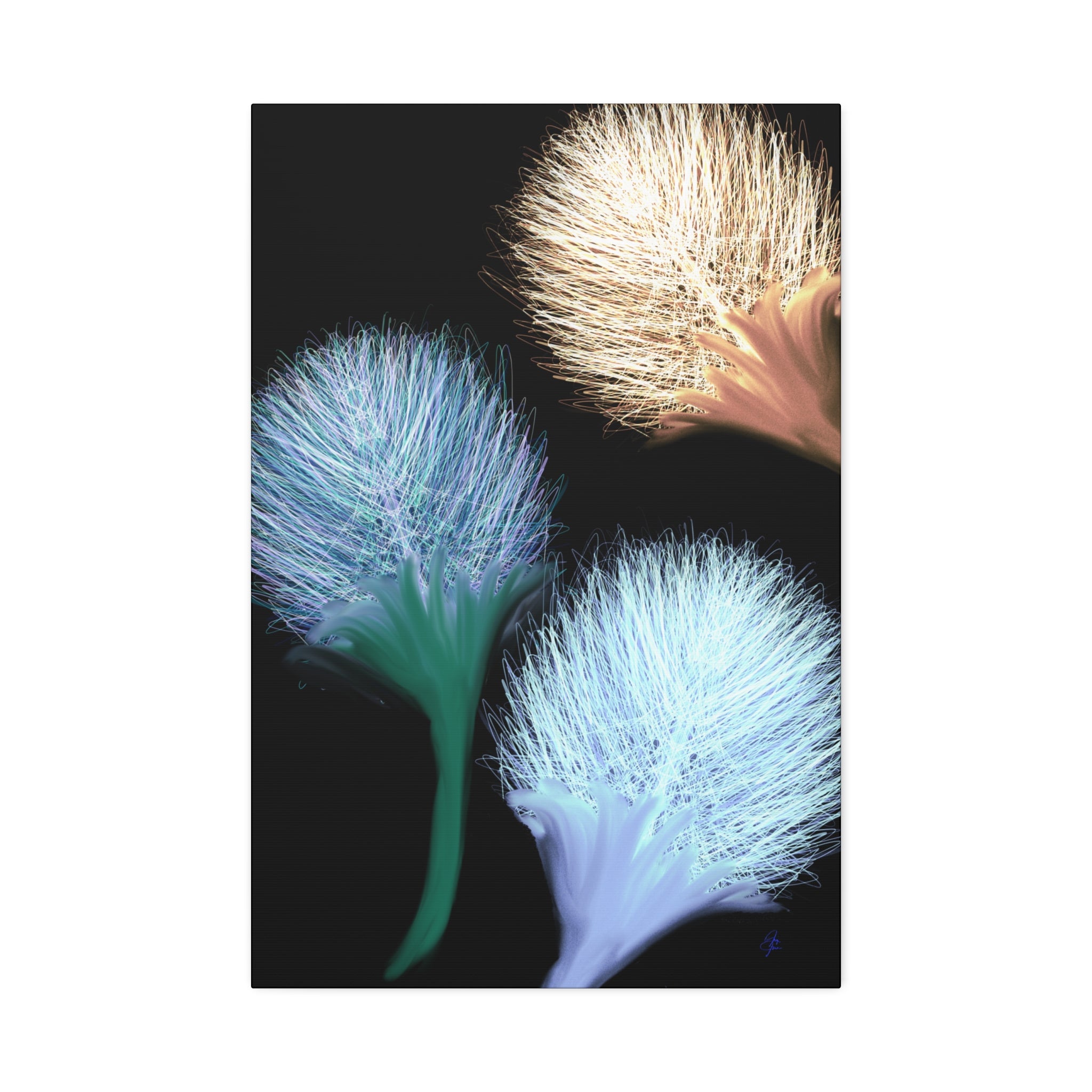 Floral Frond Canvas