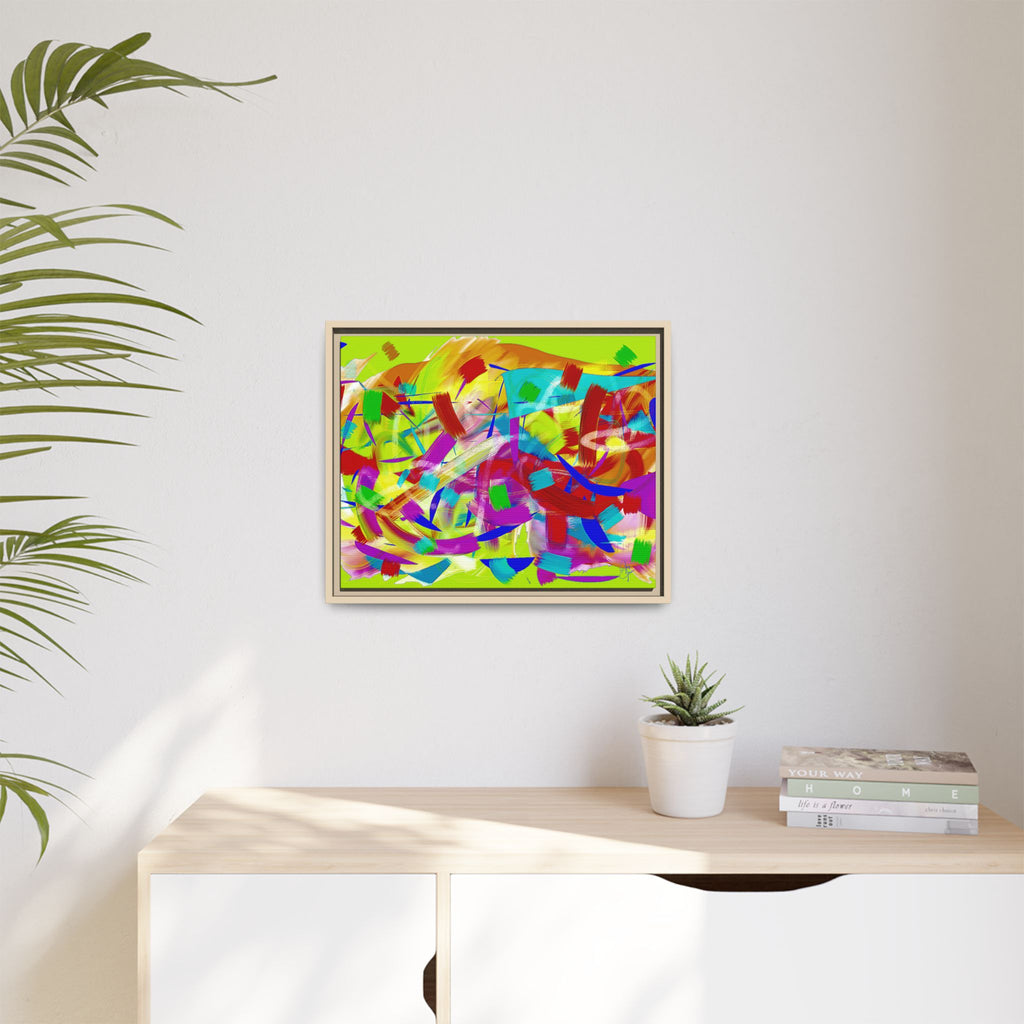 Matte Canvas, Framed (Multi-color)