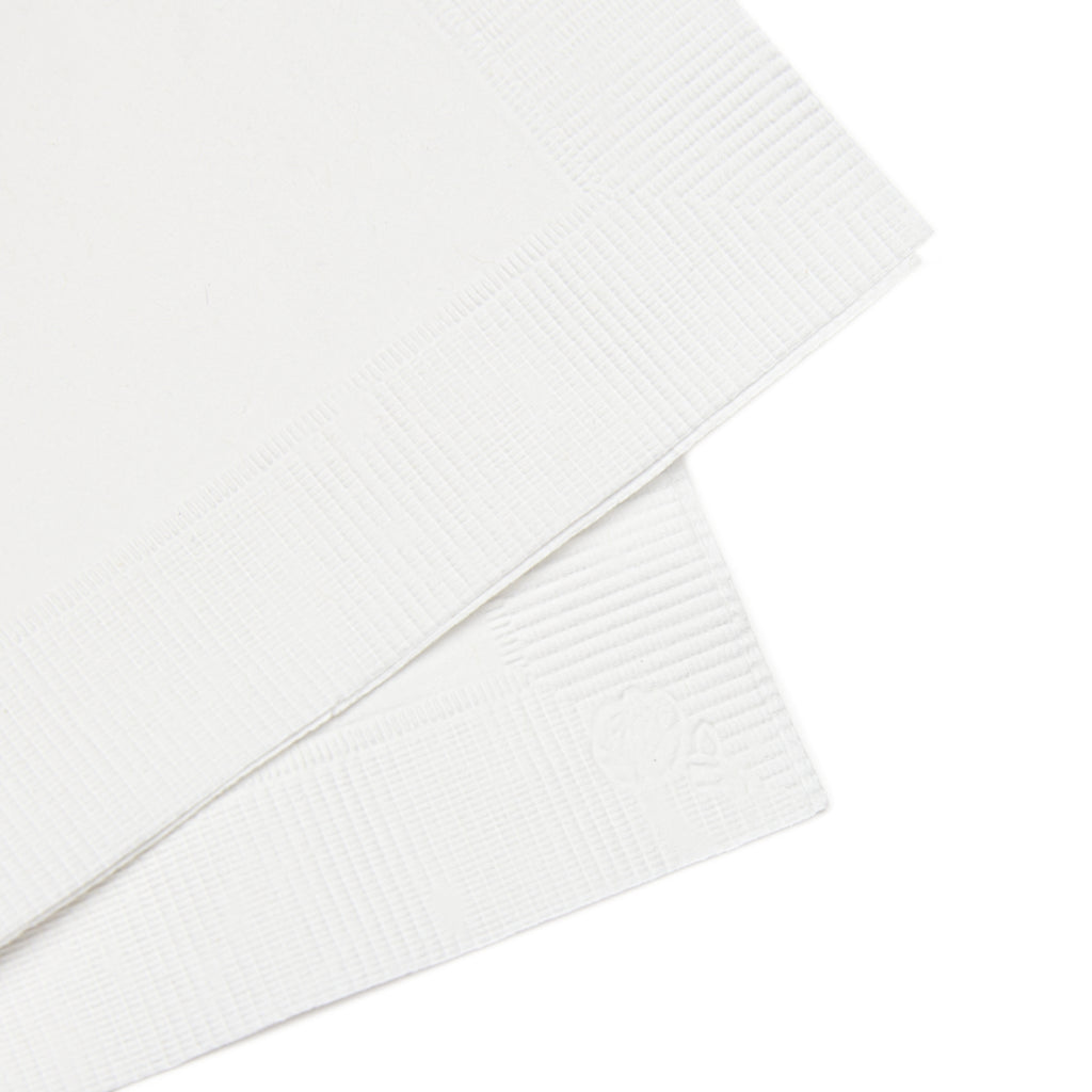 Seashell Spiral Cocktail Napkins — Ocean Watercolor Party Napkins