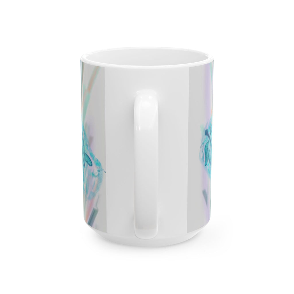 Sea Turtle Ceramic Mug — Blue Ocean Vibes 11oz/15oz