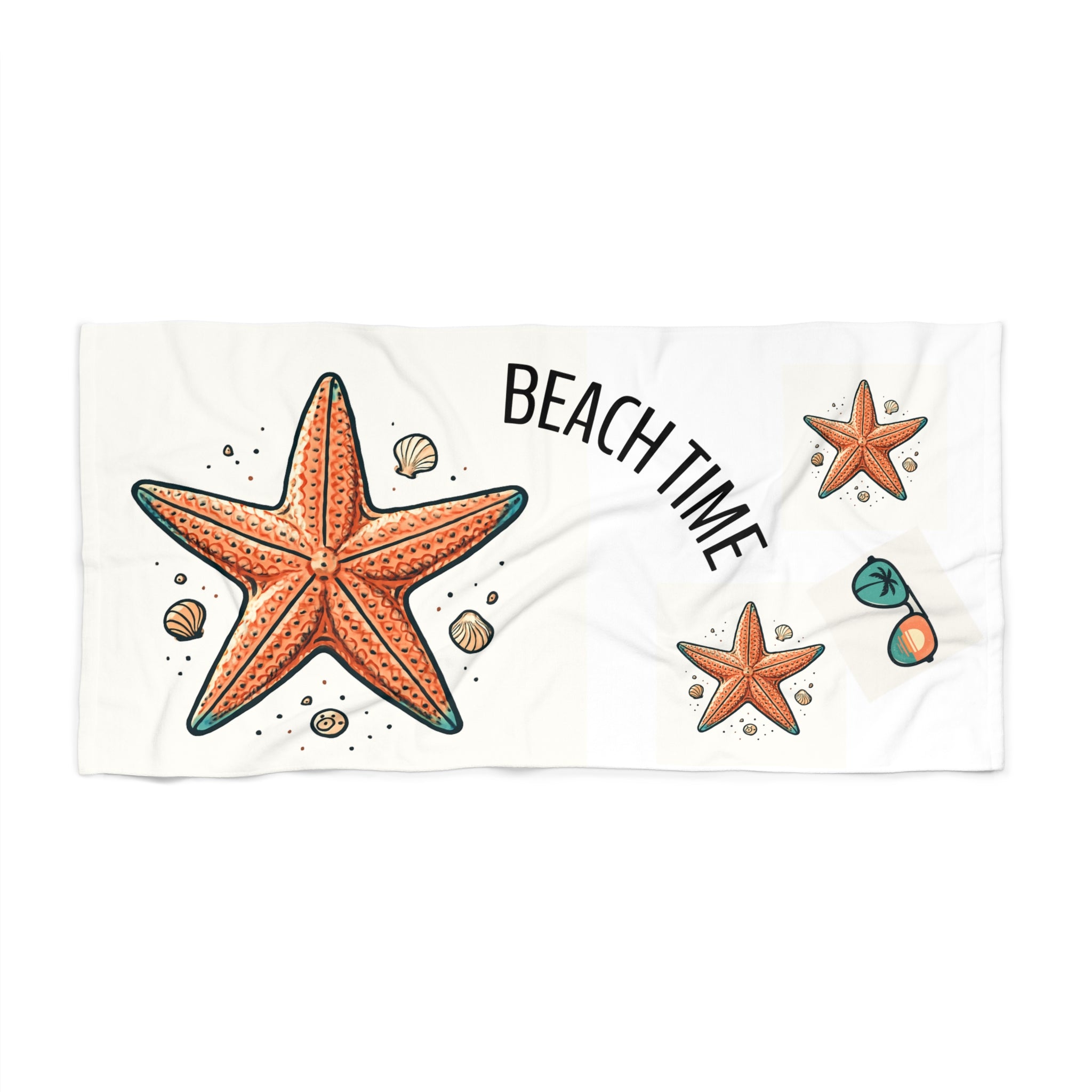 Beach Time Starfish Beach Towel