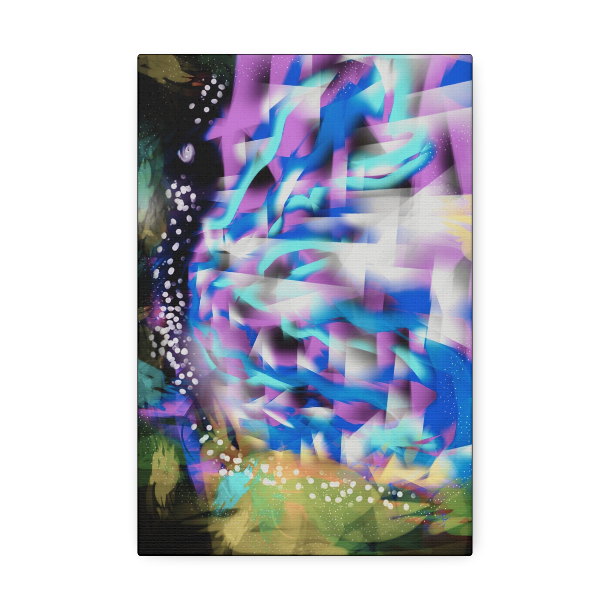 Geometric Butterfly Canvas Stretched 1.5"
