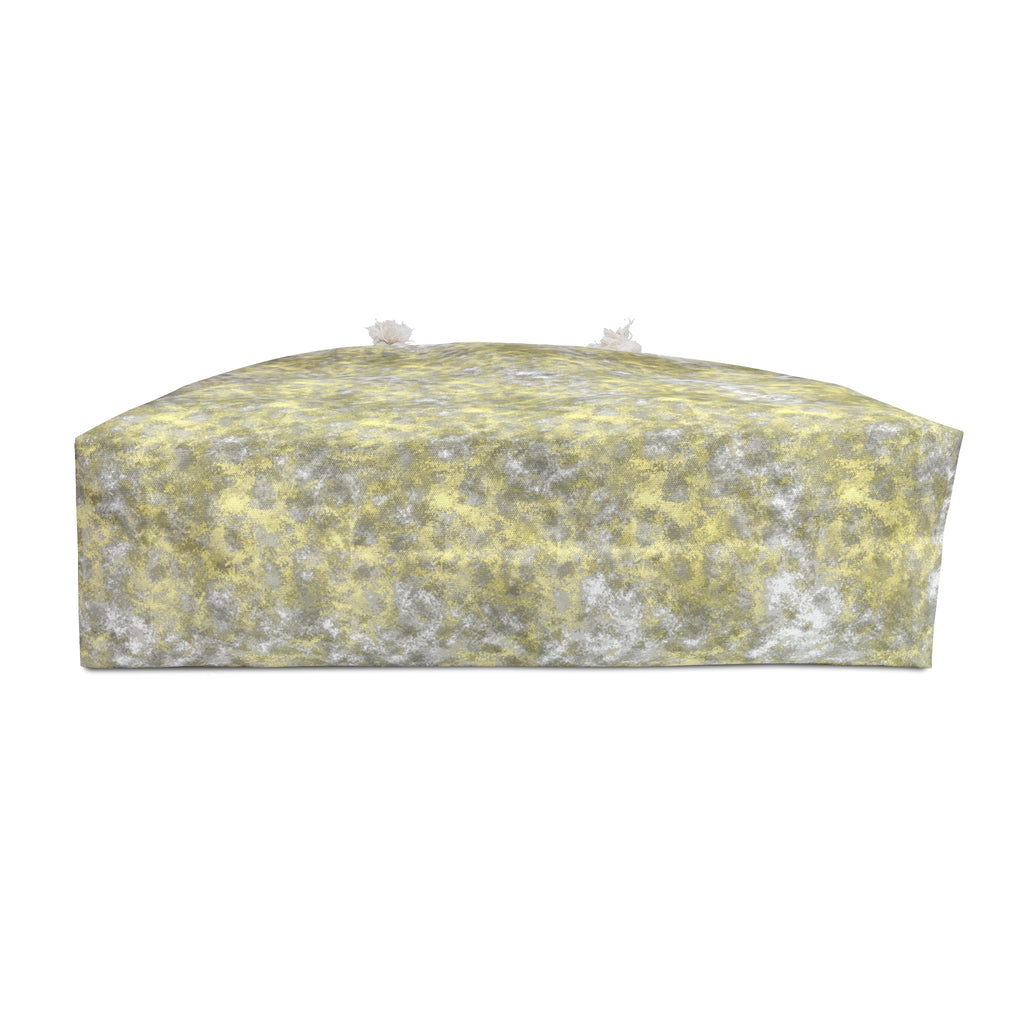 Abstract Gold Marble Weekender Bag — Large Travel Tote