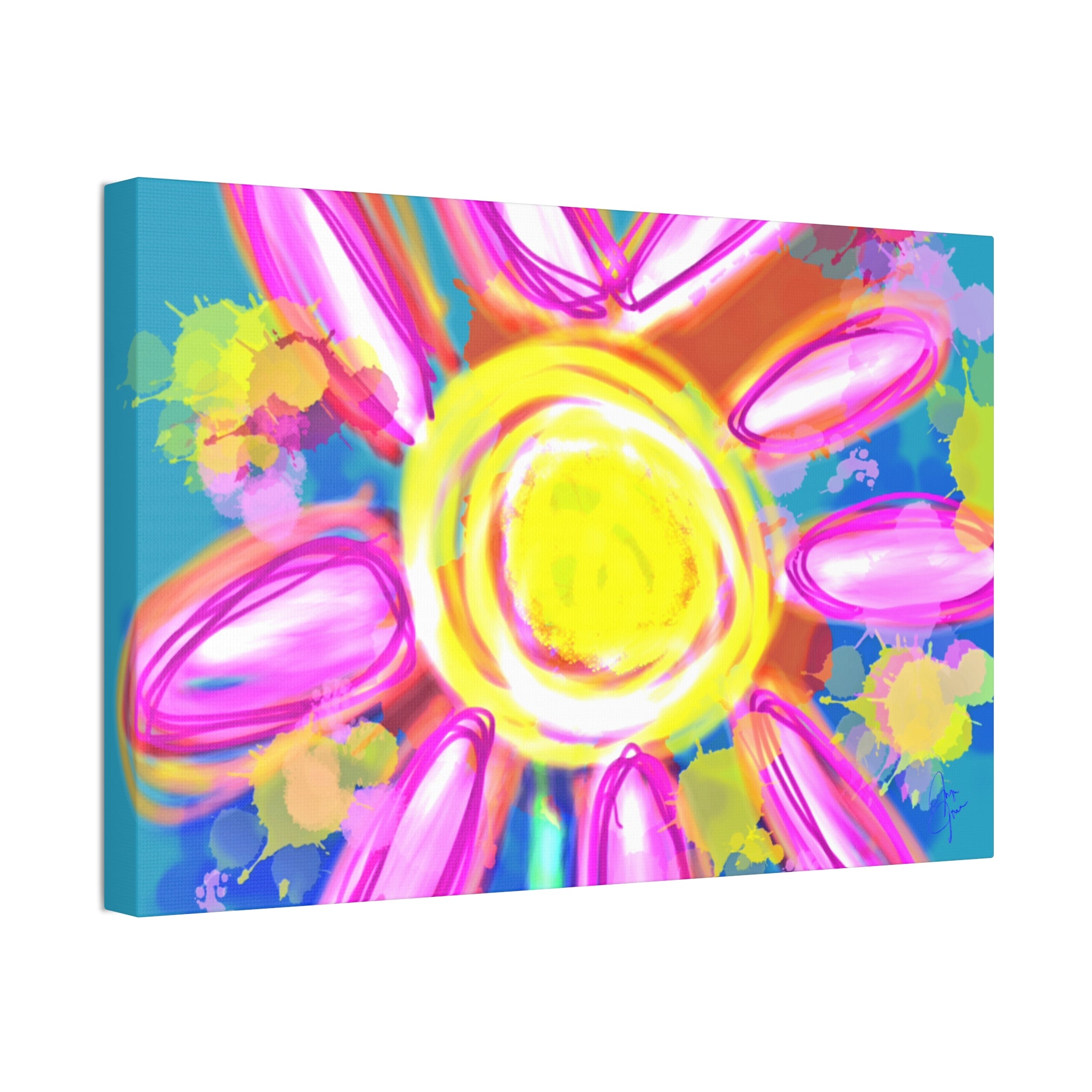 Bright Sunshine Daisy Canvas