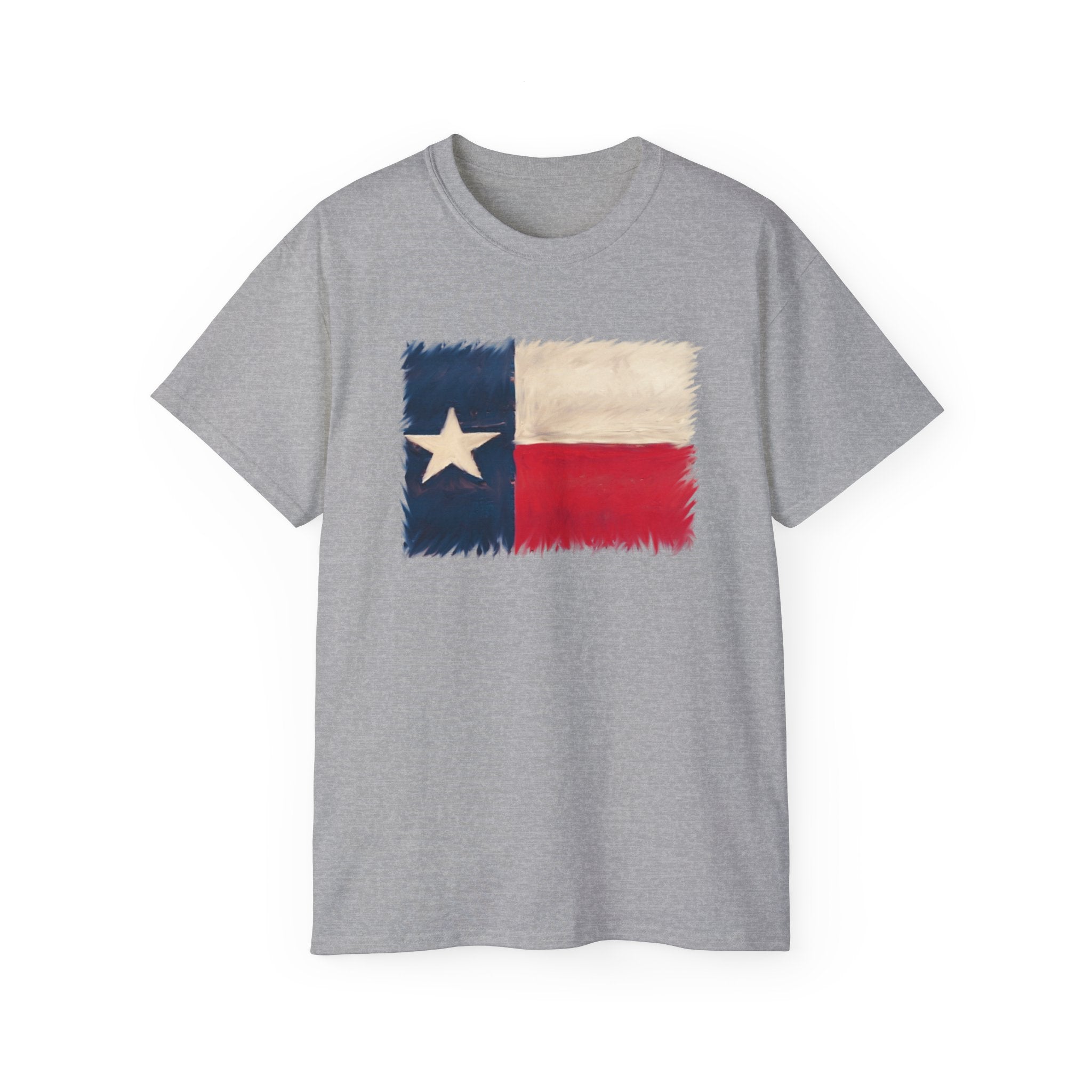 Texas Flag Graphic Tee – Distressed Lone Star Cotton T‑Shirt