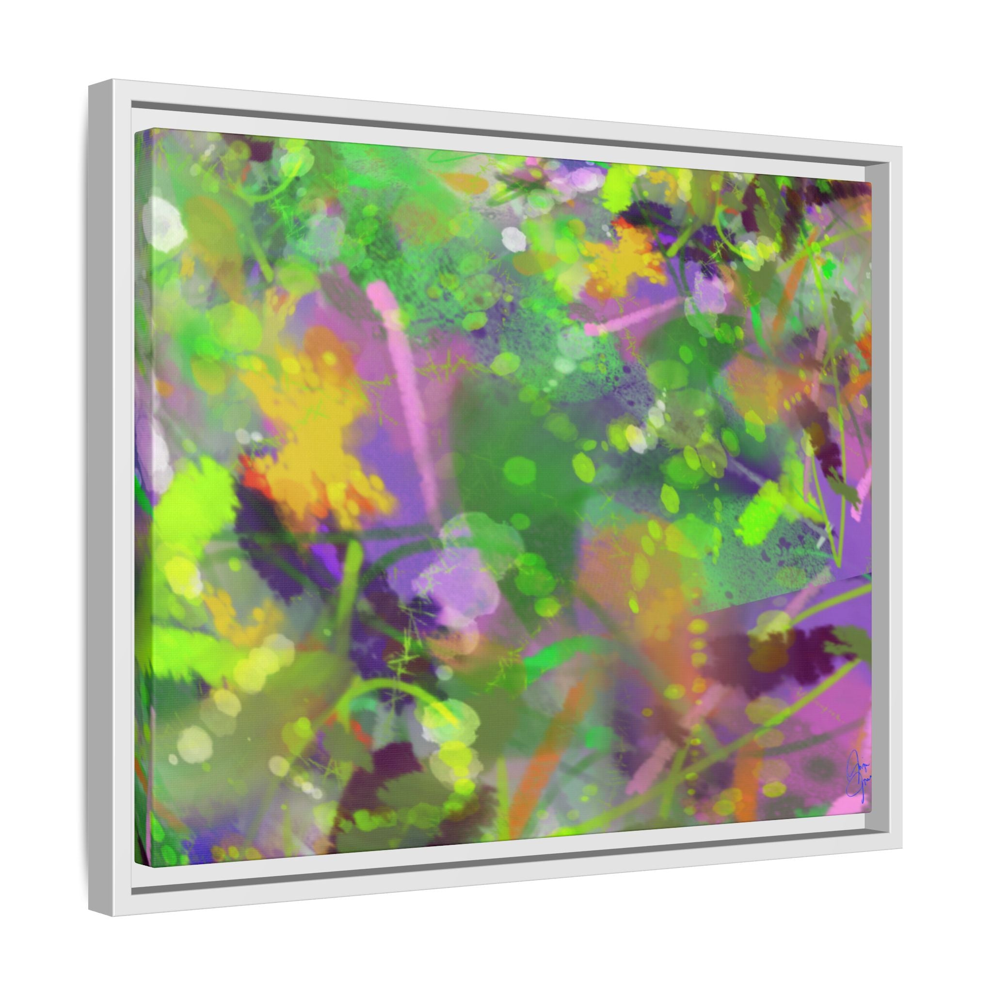 Matte Canvas, Framed (Multi-color)