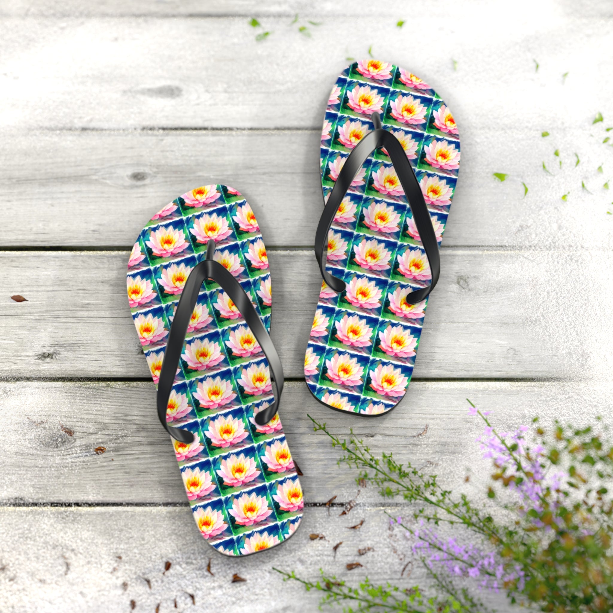 Tranquil Gardening Flip Flops — Relaxing Garden Vibes Sandals