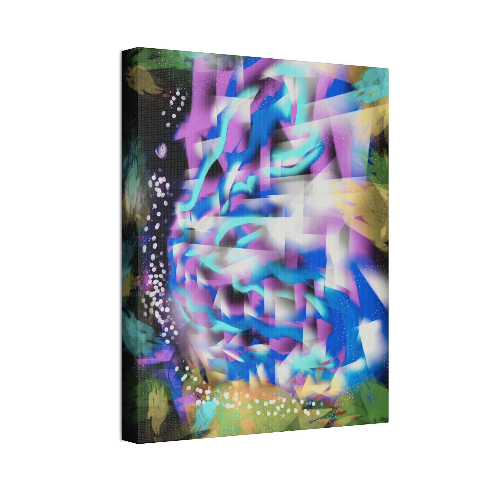 Geometric Butterfly Canvas Stretched 1.5"