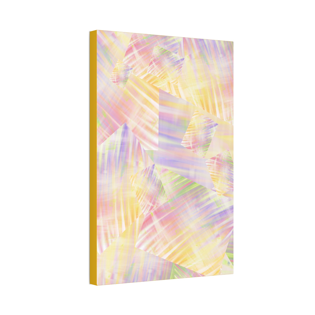Pastel Abstract Canvas Art - Soft Prism Stretched Canvas 1.5"