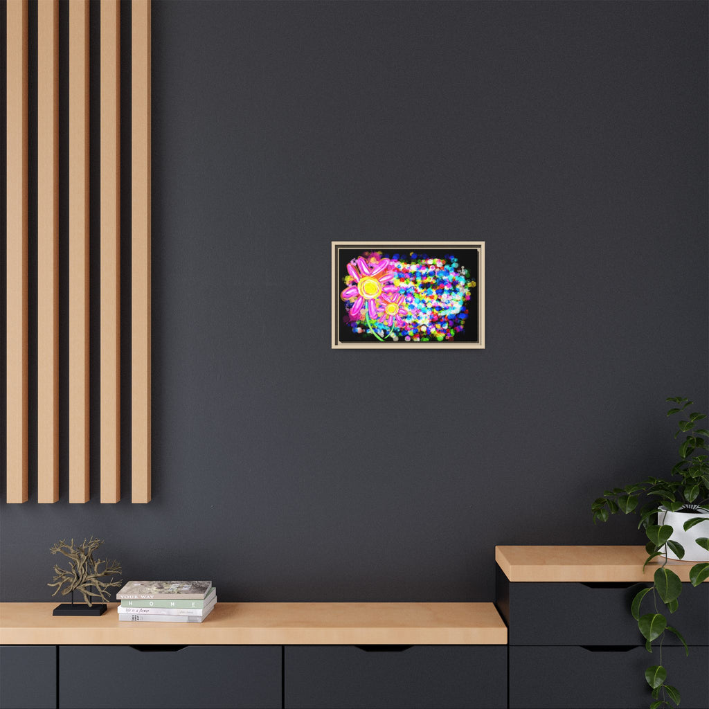 Playful Color Matte Canvas Framed Wall Art