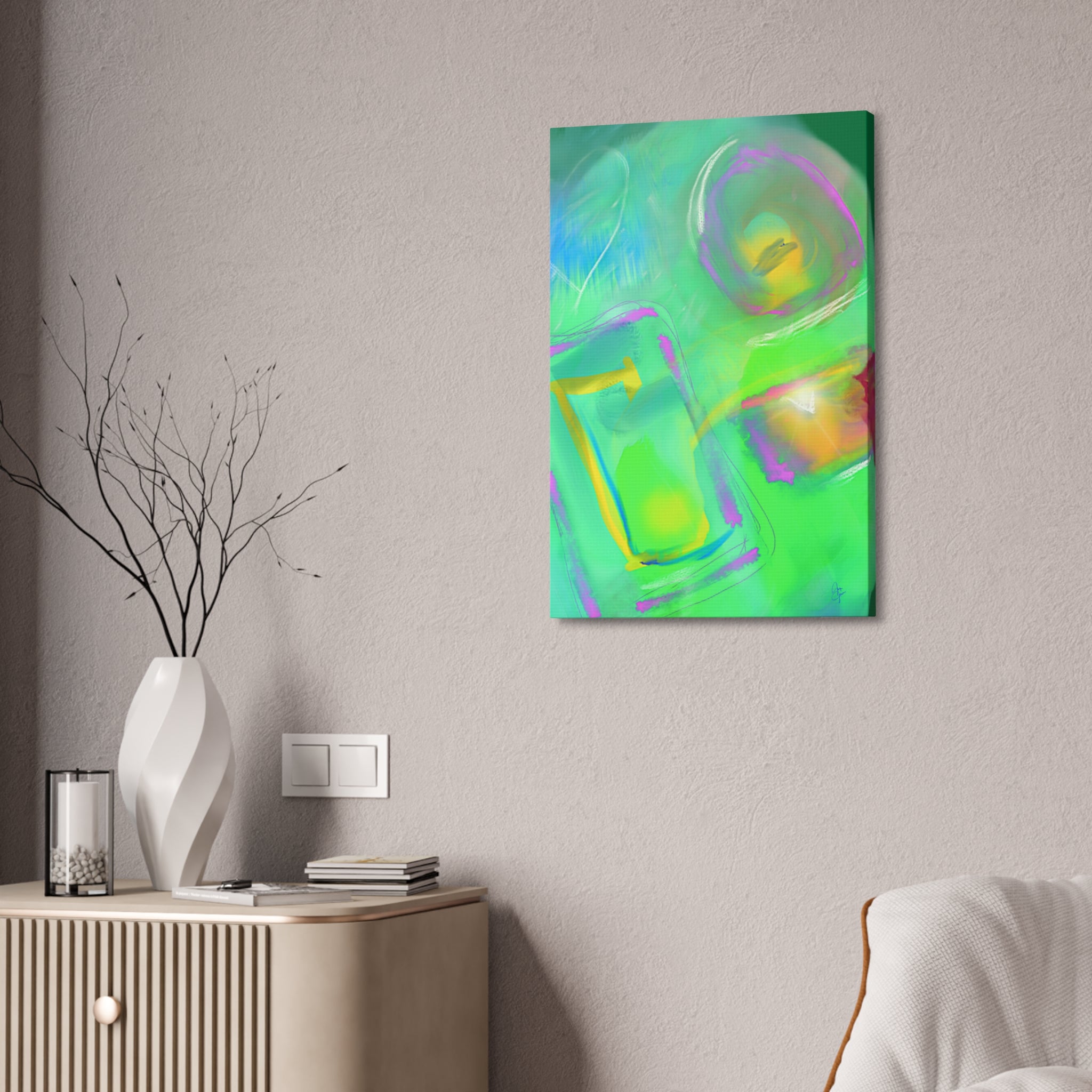 Inspirational Wall Canvas — “Love Is Sometimes Difficult to Recognize”