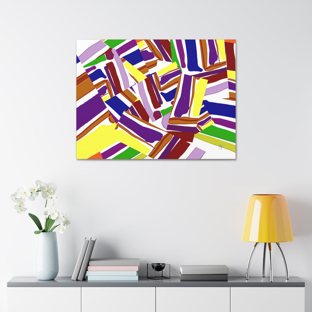 Candy Store Canvas Stretched Wall Art