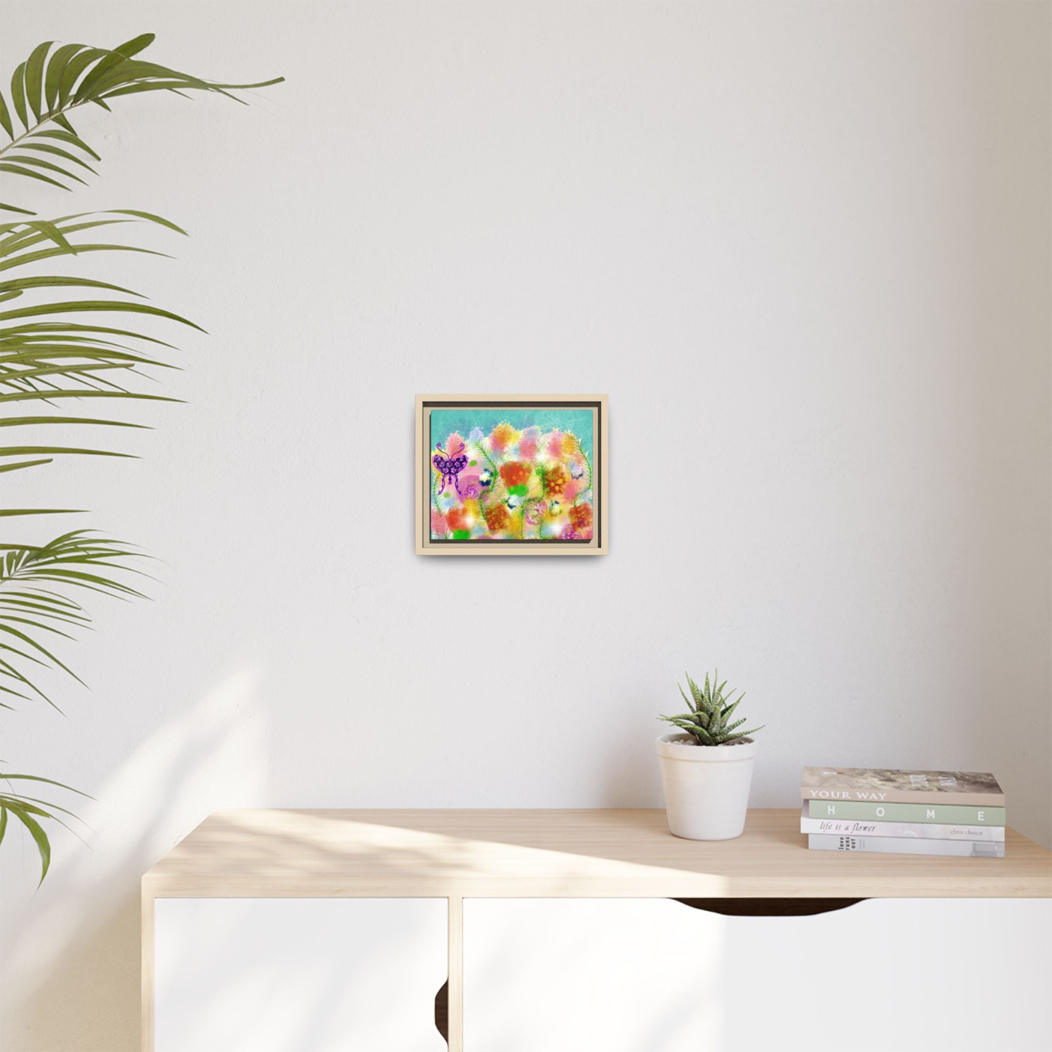 Matte Canvas, Framed (Multi-color)