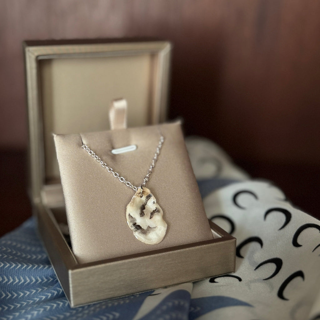 Oyster Shell Pendant Necklace